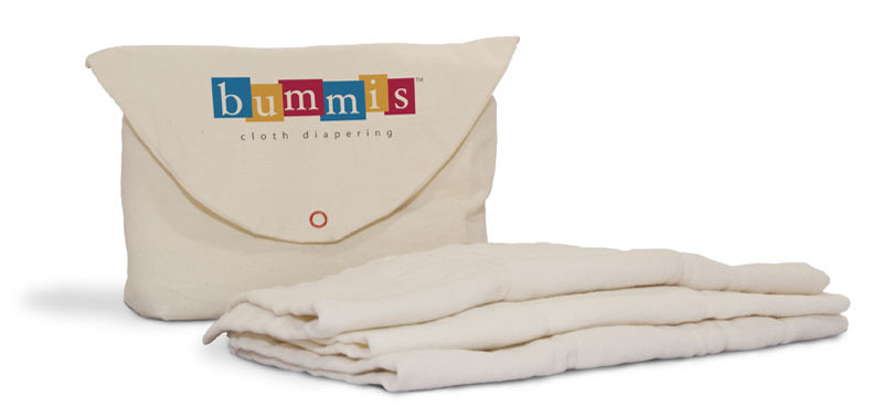 Bummis Organic Cotton Prefold Diaper Inserts